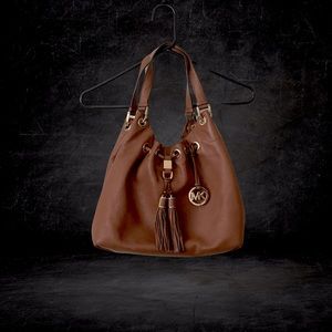 Brown and gold Michael Kors purse